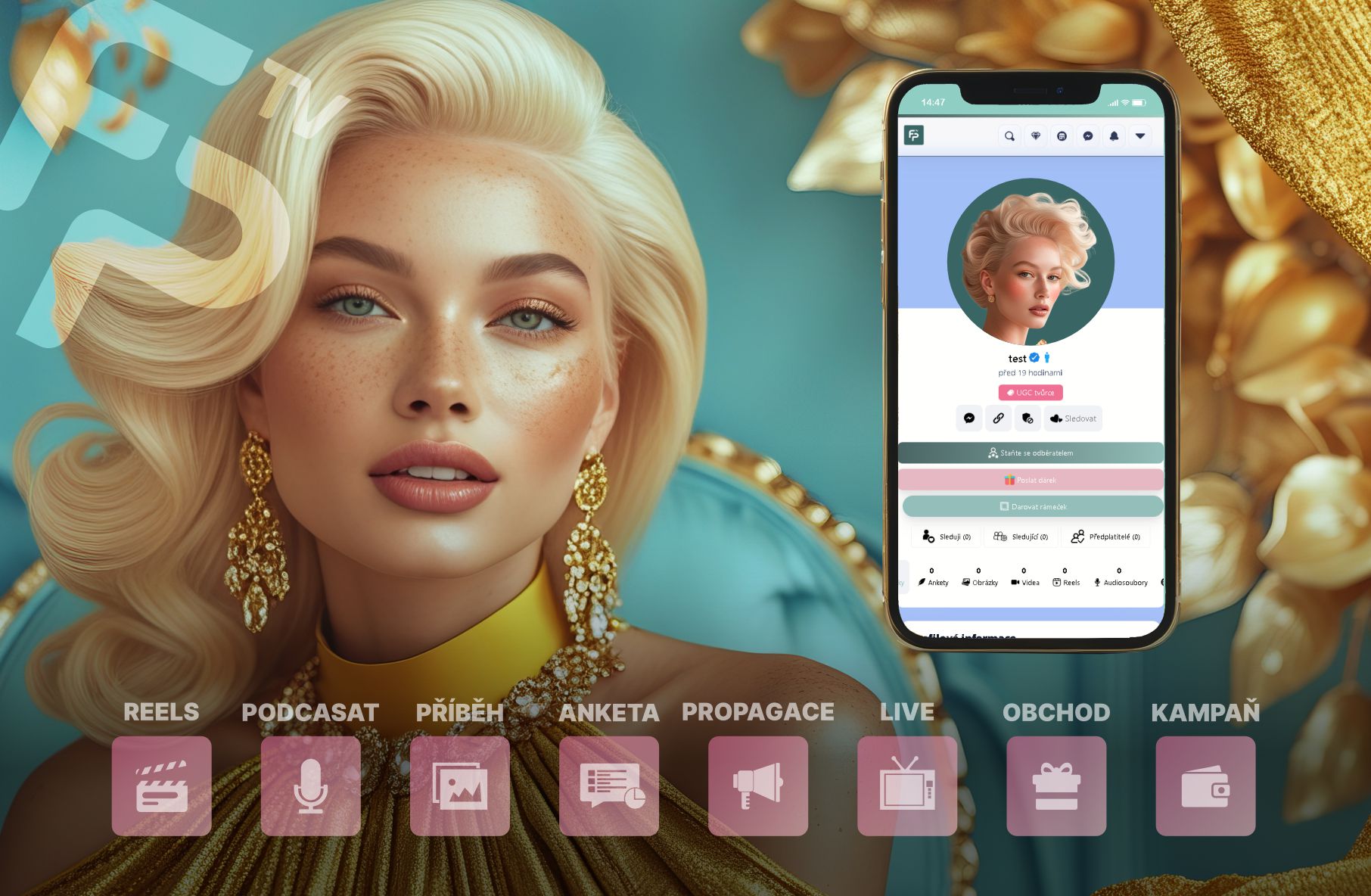 Přehled Fashionprague: Obsah, komunita, propagace, kontakty, nabídky, poptávky a výdělky na jedné platformě