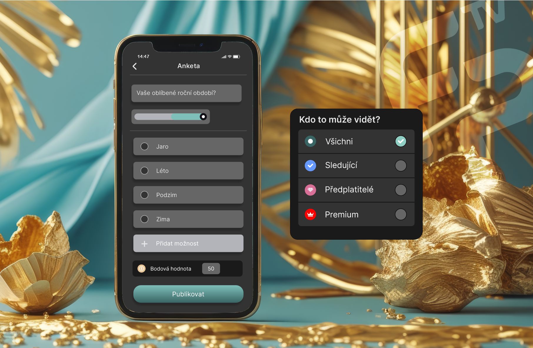 Jak vytvořit příspěvek s anketou na Fashionprague